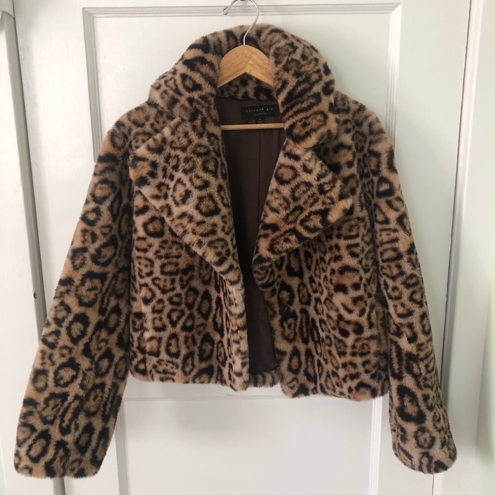 Anthropologie Leopard Jacket